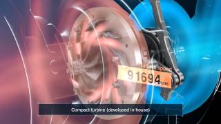 Compact Highefficiency Variable Geometry Turbocharger [upl. by Littlejohn524]