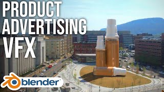 Create Viral Product Ads for Free Using VFX in Blender [upl. by Ecurb]