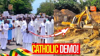 Ei Heat Heat🔥🔥🔥🔥Catholic Archdiocese of Accra leads protest walk against galamsey [upl. by Eelannej]