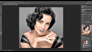 Photoshop Tutorial How to colorize black and white photos  Extended Tutorial [upl. by Pennie]