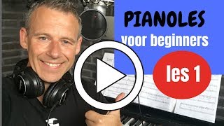 Piano leren spelen Start hier met les 1 van mijn beginners pianoles pianolerenspelen [upl. by Nuriel275]