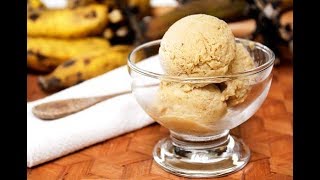 Gelato de Banana FIT Apenas 2 ingredientes [upl. by Letsyrc]