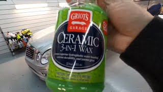 Griots Garage 3 In 1 Ceramic Wax My Experience With It As We Put It On The TEST PANEL [upl. by Oakleil]