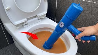 How to unclog a toilet super fast in just 2 minutes [upl. by Koetke]