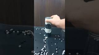 Reverse Marbles Video Oddly Satisfying Black amp White Beads ASMRreverse satisfying asmr shorts [upl. by Eltrym238]