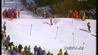 Alberto Tomba wins slalom Wengen 1992 [upl. by Eb]