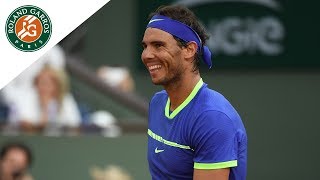 Rafael Nadal v Nikoloz Basilashvili Highlights  Mens Round 3 2017  RolandGarros [upl. by O'Gowan]