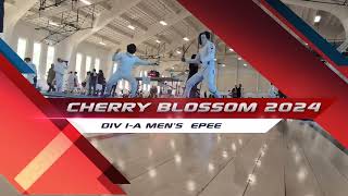 Mens Epee  Div I A  Cherry Blossom 2024 [upl. by Nagiem]