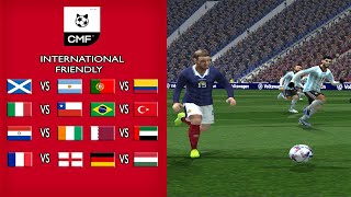 AMISTOSOS DE MARZO FECHA 1  RUMBO AL MUNDIAL CMF 2024 [upl. by Aicire]