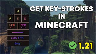 121 How to download and install keystrokes mod in minecraft 121 [upl. by Faden]