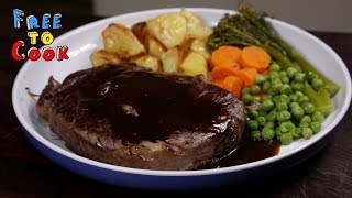 How to cook a Red Wine Reduction Sauce Bordelaise [upl. by Eyks]