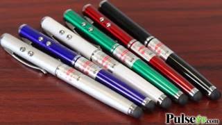 Laser Pointer and LED Light Stylus Pen 2pk [upl. by Teece]