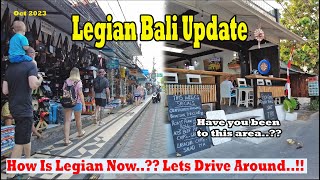 How Is Legian Bali Now Lets Drive Around And See What Is Happening Bali Update [upl. by Daryle]