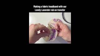 Lovely Lavender video2 headband [upl. by Yhtimit]