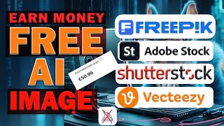 ছবি বিক্রি করে টাকা ইনকাম । How to sell Ai image on freepikAdobeStok  Earn money online with Ai [upl. by Ahaelam]