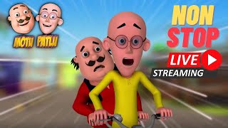 Non Stop Motu  Patlu  मोटू पतलू  4 Hours motupatlu motupatlukijodi motupatlucartoon [upl. by Onairelav]