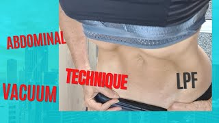 Lpf e abdominal vacuum technique qual a diferença Video explicando detalhadamente [upl. by Aicenra]