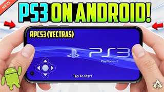 PS3 EMULATOR FOR ANDROID OFFLINE COMING FROM VECTRAS TEAM  RPCS3 PORT [upl. by Flore]