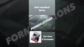 Water and rain repellent spray formulations and production process [upl. by Stricklan]