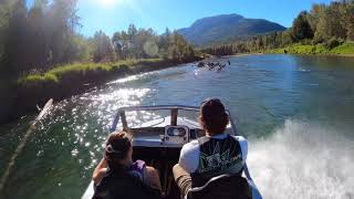 Shuswap Falls Mini Jet Boat Ride [upl. by Kcor]