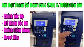 Cách Cài Đặt Tham Số Máy May JUKI 7000A lên Hợp esda Xanh nganhmaymac [upl. by Manley943]