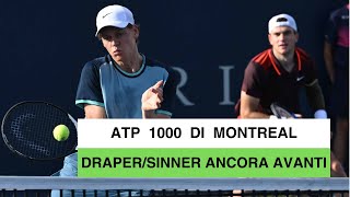 ATP 1000 di Montreal Jannik Sinner e Jack Draper affossano SheltonBublik e sono nei quarti [upl. by Serle]