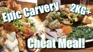 EPIC 2KG CARVERY CHEAT MEAL MUKBANG [upl. by Teirtza]