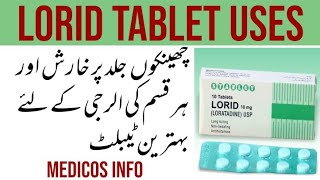 Lorid tablet uses in urdu  Loratadine tablet benefits amp Side effects  Loratadine 10 mg tablet [upl. by Akimit]