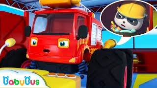 Action Super Fire Truck  Super Panda Rescue Team  Monster Cars Super Train  BabyBus [upl. by Anaela]