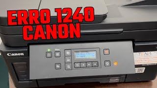 Erro 1240 nas impressoras Canon  Painel de contr fechado [upl. by Canotas]