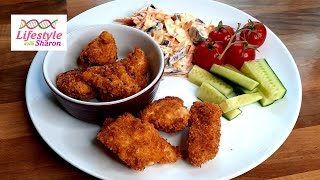 CHICKEN NUGGETS  Homemade  Easy Home Cooking  Various Coatings  SPICY  PLAIN sharon [upl. by Chuu668]