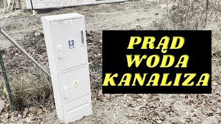 UZBROJENIE DZIAŁKI 🏠 koszt przyłączy wody prądu kanalizacji  ile kosztują media [upl. by Nosliw]