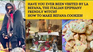 LA BEFANA ITALYS FRIENDLY WITCH  BEFANINI traditional Italian cookies recipe from Lucca Tuscany [upl. by Kielty]