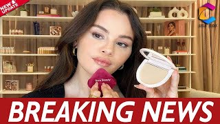 Selena Gomez Shows Off Her Makeup Routine Using Rare Beauty’s New Pressed Powder Watch [upl. by Atiek]