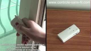 Comment réaliser la fonction alerte avec mini émetteur récepteur vibrateur avec antenne externe [upl. by Esserac]