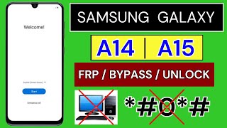 Samsung A14A15 Frp Bypass Android 1314 Without PC  Samsung Google Account Bypass [upl. by Wojak]