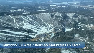 Gunstock Ski Area and Belknap Mountain Flyover [upl. by Yssirk649]