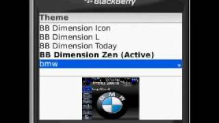 How to download a free theme to your Blackberry phone using OTA over the air transfer [upl. by Sudaorb]