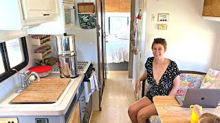 We remodeled a 20 year old RV  Full motorhome renovation start to finish [upl. by Lucina748]