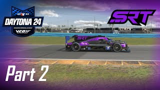 24H OF DAYTONA 2024 IRACING  SRT Part 2 [upl. by Shuma]