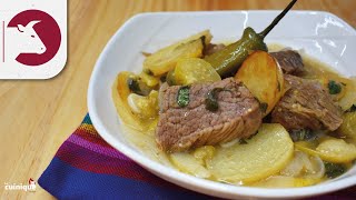 ENTOMATADO DE RES │Hecho con tomatillo criollo mexicano [upl. by Tavie]