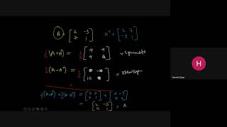 L2 Matrices  Symmetric and Skew Symmetric Orthogonal Matrix  12th JEE Math  9th Sept 2024 [upl. by Haisoj]