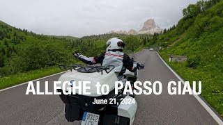 Alleghe to Passo Giau [upl. by Eseela]