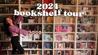 2024 BOOKSHELF TOUR 📚 my entire 600 book collection [upl. by Akienom]