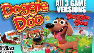 Doggie Doo game commercials all 3 versions of Doggie Doo 2011 2012 2018 Goliath Games [upl. by Siduhey]