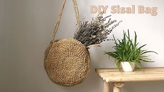 BEAUTIFUL MACRAME DIY SISAL BAG [upl. by Ivey244]