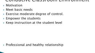 Conducive Classroom Environment [upl. by Tiga147]