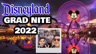 24 HOURS AT DISNEYLAND  2022 GRAD NIGHT VLOG [upl. by Larianna]