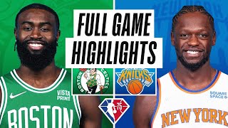 CELTICS at KNICKS  FULL GAME HIGHLIGHTS  October 20 2021 [upl. by Armilla]