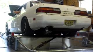 S13 w S14 SR20DET dyno pulls [upl. by Bluefarb621]